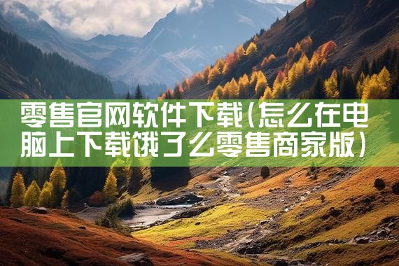 零售官网软件下载
