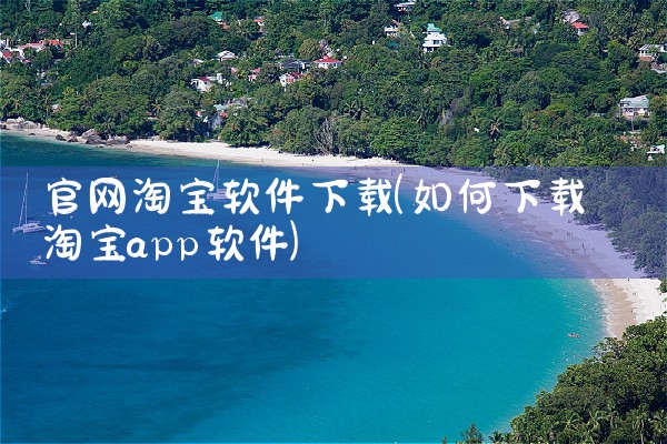 官网淘宝软件下载